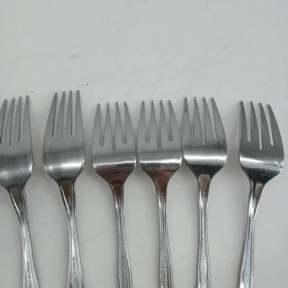 10X Fks Bk Washington Forge SPRING MEADOW Stainless Flatware Table Forks Knives